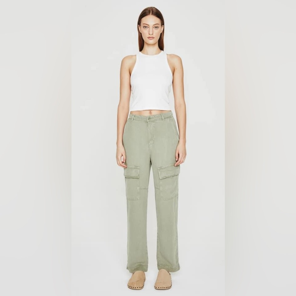 AG Knoxx Cargo High Rise Baggy Boyfriend Pants NWT